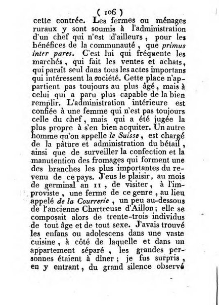 Annuaire du Département du Mont-Blanc contenant un essai statistique sur la popolation, divisée par esèces, par âges, par classes, &c