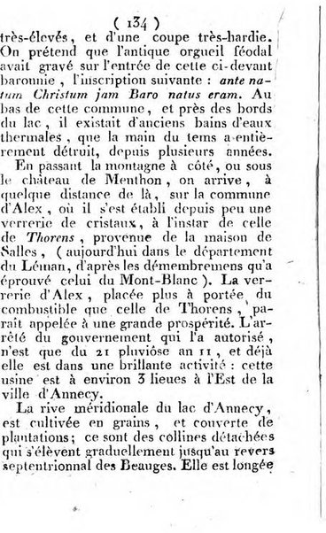 Annuaire du Département du Mont-Blanc contenant un essai statistique sur la popolation, divisée par esèces, par âges, par classes, &c