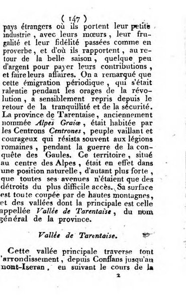 Annuaire du Département du Mont-Blanc contenant un essai statistique sur la popolation, divisée par esèces, par âges, par classes, &c