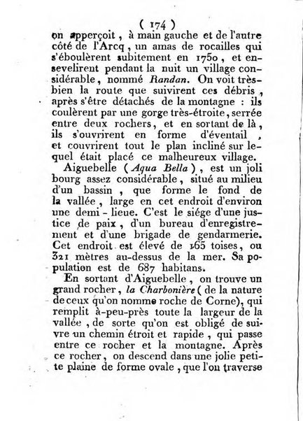 Annuaire du Département du Mont-Blanc contenant un essai statistique sur la popolation, divisée par esèces, par âges, par classes, &c