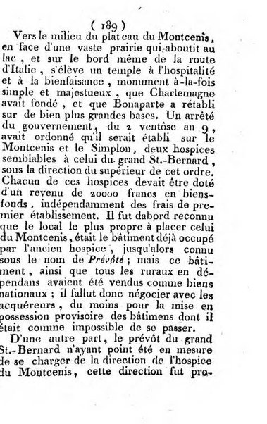 Annuaire du Département du Mont-Blanc contenant un essai statistique sur la popolation, divisée par esèces, par âges, par classes, &c