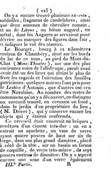 Annuaire du Département du Mont-Blanc contenant un essai statistique sur la popolation, divisée par esèces, par âges, par classes, &c