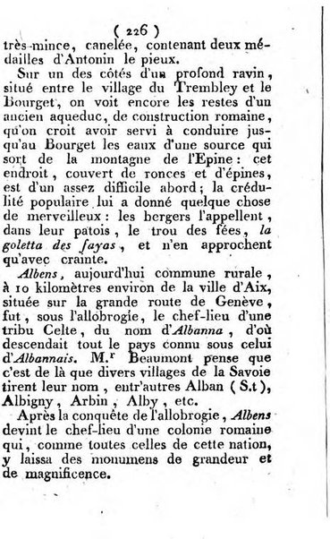 Annuaire du Département du Mont-Blanc contenant un essai statistique sur la popolation, divisée par esèces, par âges, par classes, &c