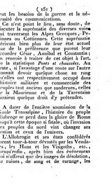 Annuaire du Département du Mont-Blanc contenant un essai statistique sur la popolation, divisée par esèces, par âges, par classes, &c