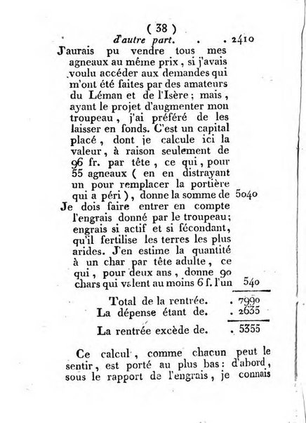 Annuaire du Département du Mont-Blanc contenant un essai statistique sur la popolation, divisée par esèces, par âges, par classes, &c