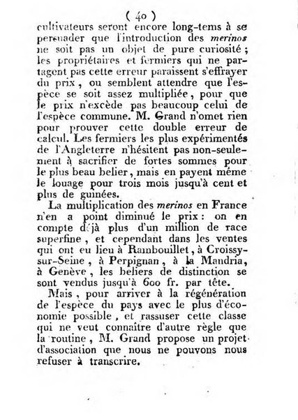 Annuaire du Département du Mont-Blanc contenant un essai statistique sur la popolation, divisée par esèces, par âges, par classes, &c