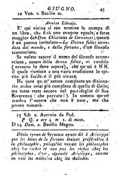 Il genio de' tempi almanacco alla moda per l'anno ...