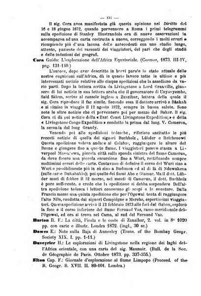 Bollettino della Società geografica italiana