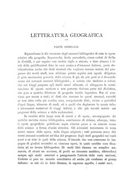 Bollettino della Società geografica italiana