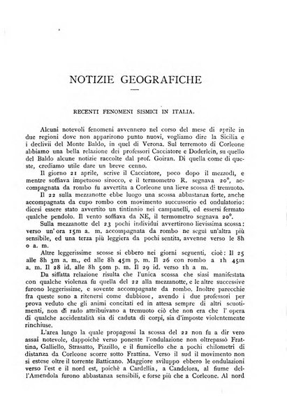 Bollettino della Società geografica italiana