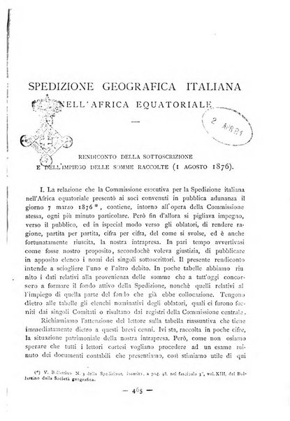 Bollettino della Società geografica italiana