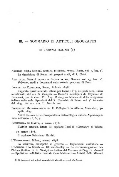 Bollettino della Società geografica italiana