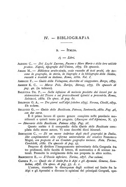 Bollettino della Società geografica italiana