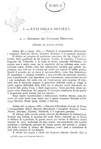 Bollettino della Società geografica italiana