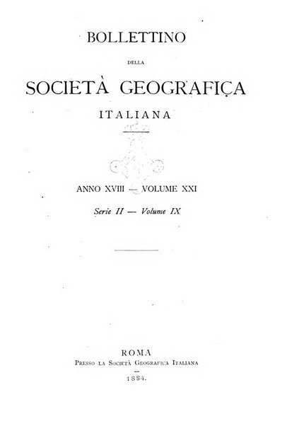 Bollettino della Società geografica italiana