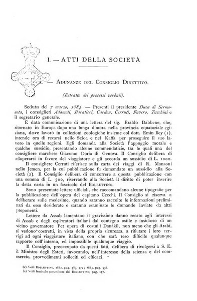 Bollettino della Società geografica italiana