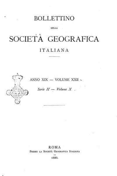 Bollettino della Società geografica italiana