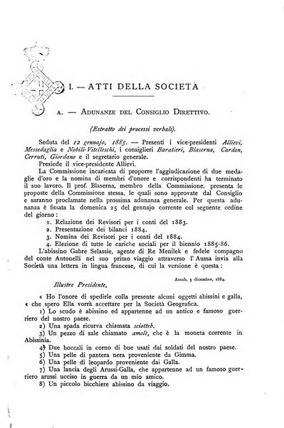 Bollettino della Società geografica italiana