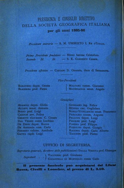 Bollettino della Società geografica italiana