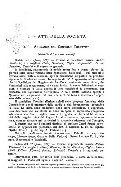 Bollettino della Società geografica italiana