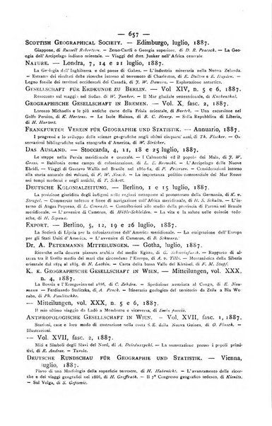 Bollettino della Società geografica italiana