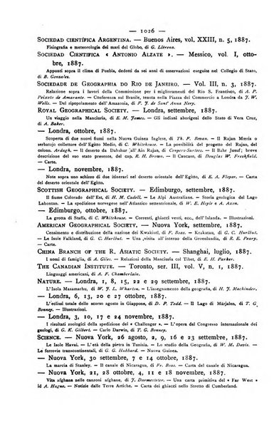 Bollettino della Società geografica italiana