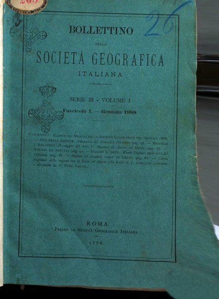 Bollettino della Società geografica italiana