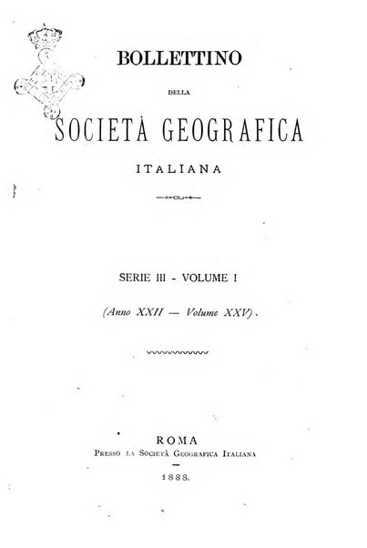 Bollettino della Società geografica italiana