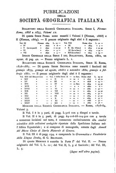 Bollettino della Società geografica italiana