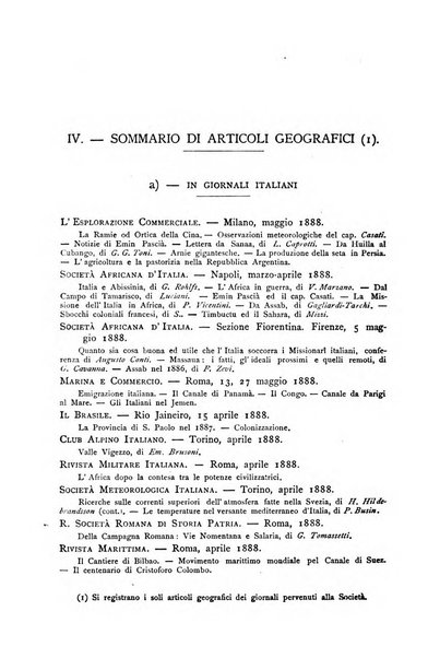 Bollettino della Società geografica italiana