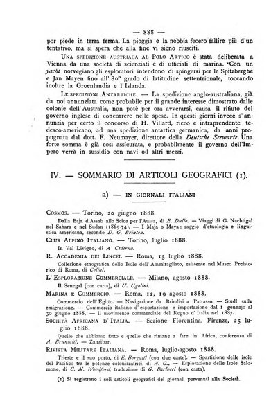 Bollettino della Società geografica italiana