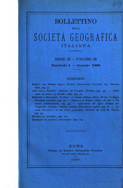 Bollettino della Società geografica italiana