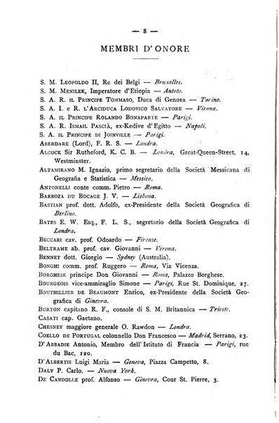 Bollettino della Società geografica italiana