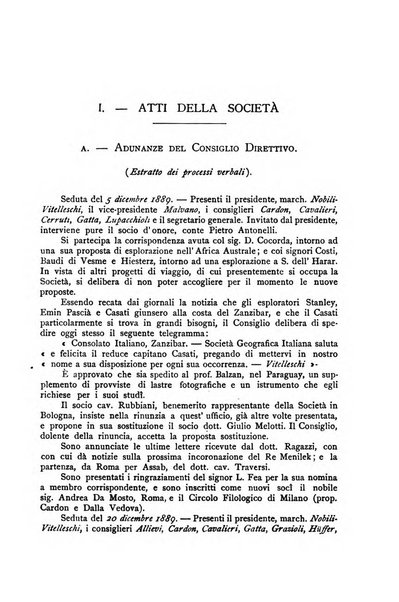 Bollettino della Società geografica italiana