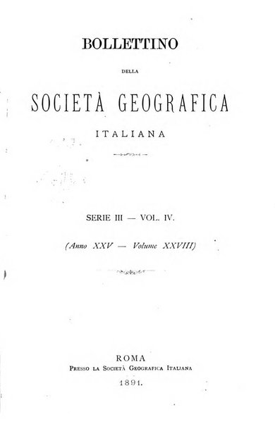 Bollettino della Società geografica italiana