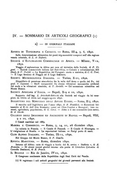 Bollettino della Società geografica italiana