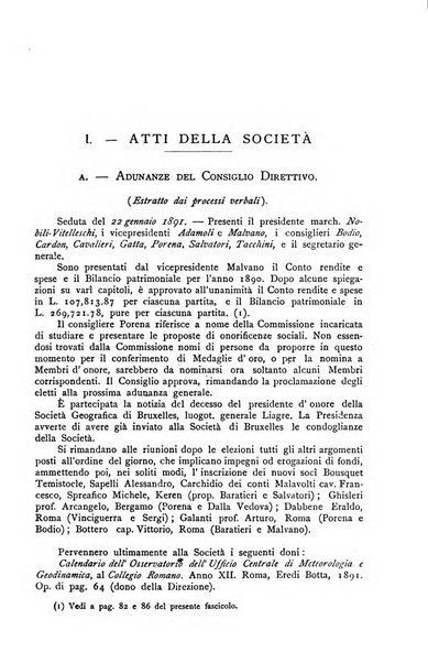 Bollettino della Società geografica italiana