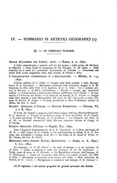 Bollettino della Società geografica italiana