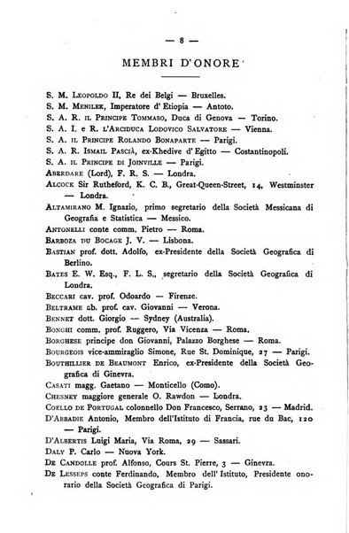 Bollettino della Società geografica italiana