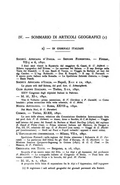 Bollettino della Società geografica italiana