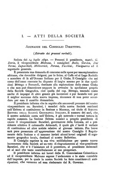 Bollettino della Società geografica italiana