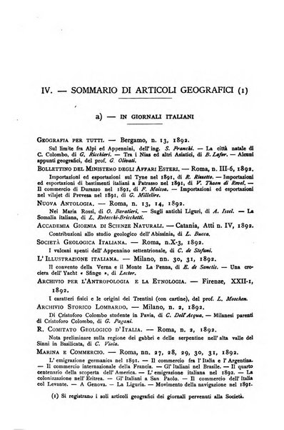 Bollettino della Società geografica italiana