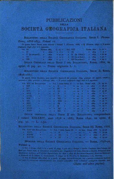 Bollettino della Società geografica italiana