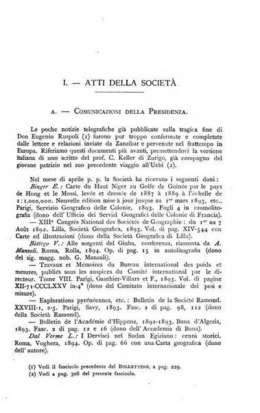 Bollettino della Società geografica italiana