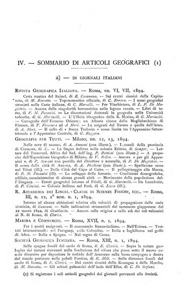 Bollettino della Società geografica italiana