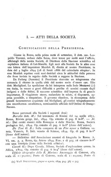 Bollettino della Società geografica italiana