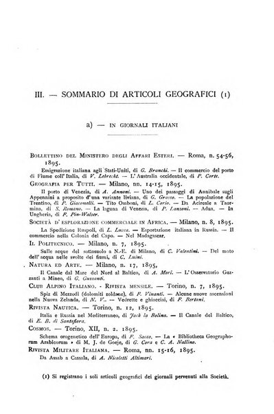 Bollettino della Società geografica italiana