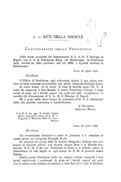 Bollettino della Società geografica italiana