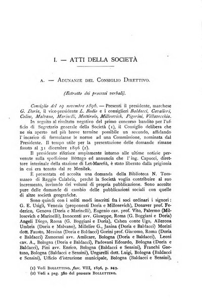 Bollettino della Società geografica italiana