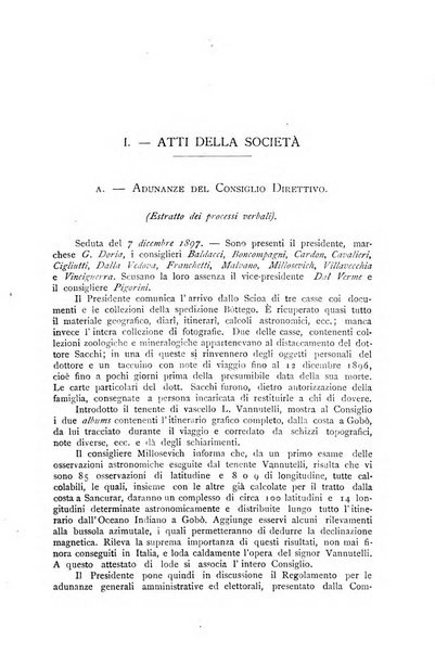 Bollettino della Società geografica italiana